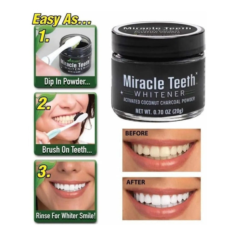 Blanqueador Miracle De Dientes Teeth Whitening Teeth Natural