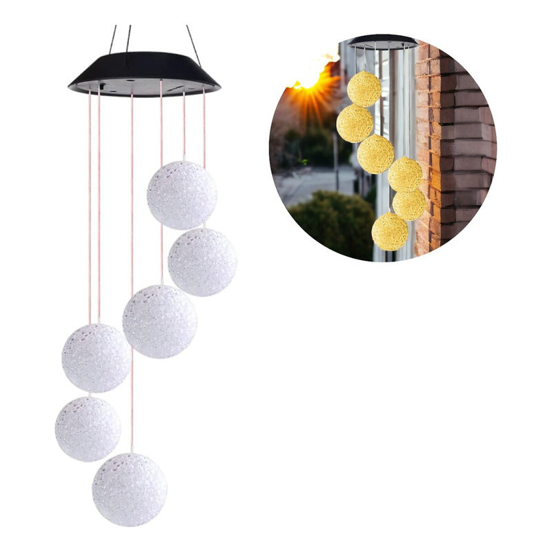 Lamparas De Techo Modernas Campana De Viento Solar Led Luna