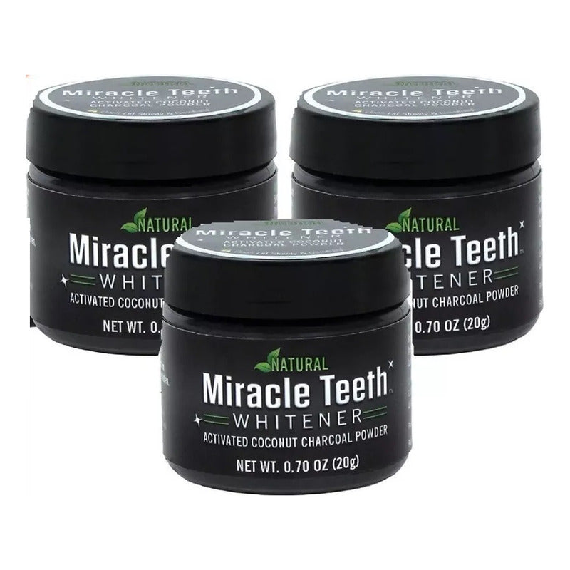 Pack X3 Blanqueador De Dientes Miracle Teeth Teeth Whitening