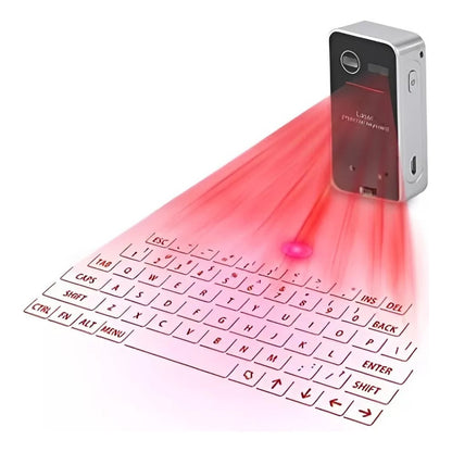 Teclado Laser Bluetooth Virtual Teclado Inalambrico Portatil Teclado Bluetooth Qatarshop  Teclado Laser Virtual Conexion Bluetooth Portátil Recargable Teclado Inalambrico