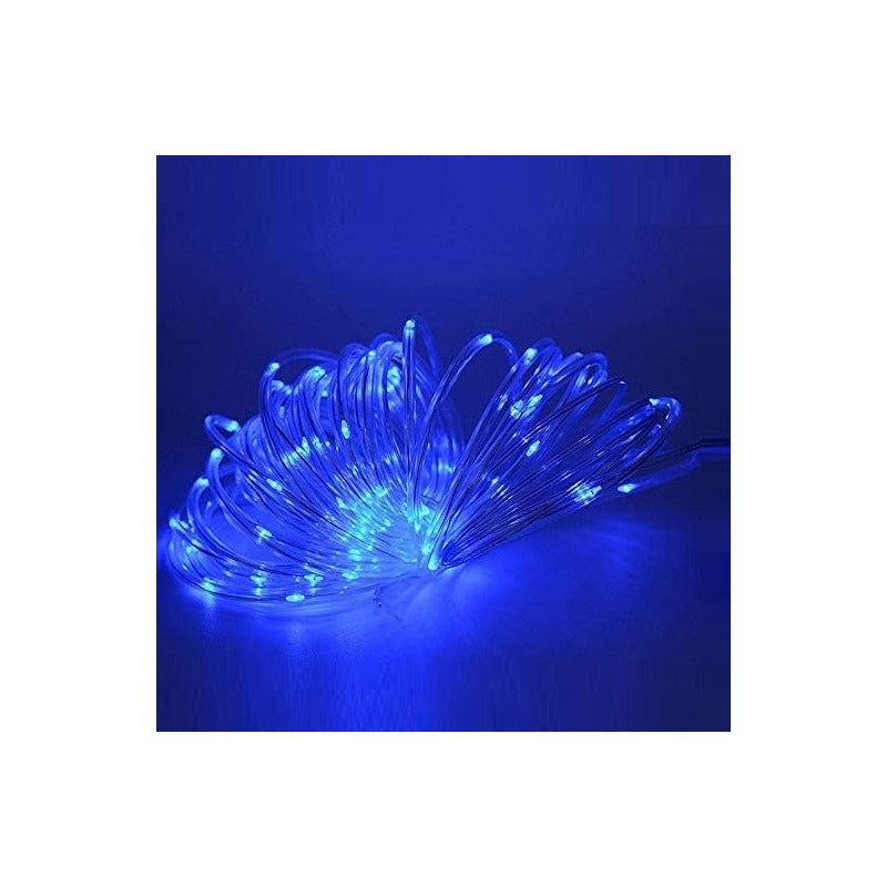 Manguera Led Navidad 20m Guirnalda Luces Exterior Led Azul