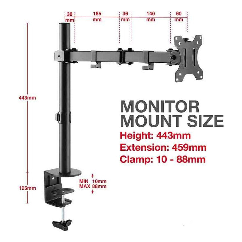 Soporte Monitor Base Para Escritorio Brazo Monitor 15 - 30