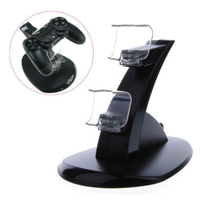 Soporte Control Cargador Doble Ps4 Base Carga Mandos Ps4