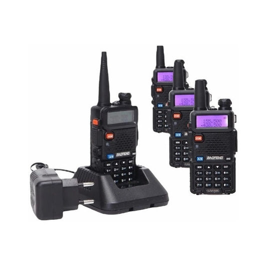 Pack X3 Radio Vhf Baofeng Radio Comunicadores Portatiles 055