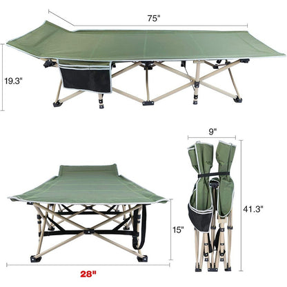 X2 Cama Plegable Camping Cama Campaña Catres Campaña Militar