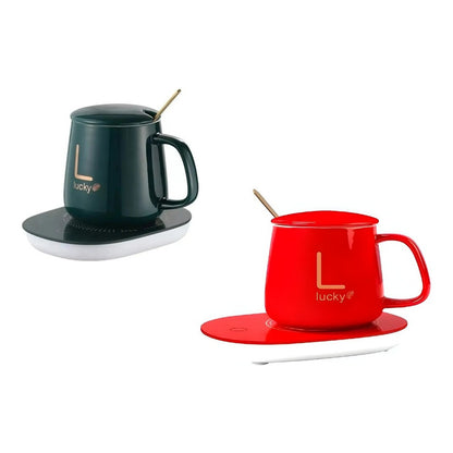 Pack X2 Tazas De Cafe Tazon Calentador Taza Mug Ceramica