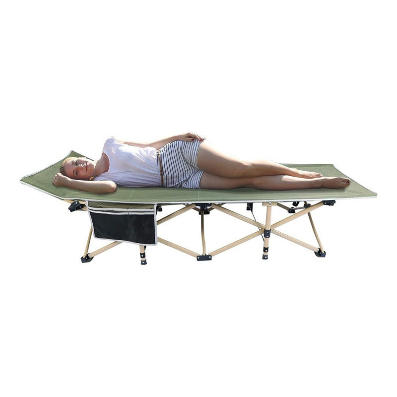 X2 Cama Plegable Camping Cama Campaña Catres Campaña Militar