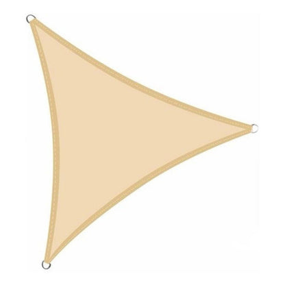 Toldo Vela Triangular Lonas Telas Toldos Sombra 5x5x5 Color Beige Rorostore Protector Uv Tapa Sol Invierno