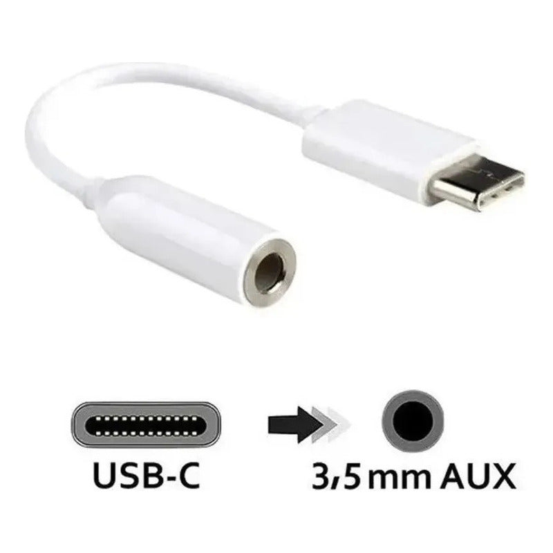 Adaptador Audífonos Tipo C Adaptador Audio Microfono Qatarshop Jack 3.5 Usb Tipo C Audio Cable