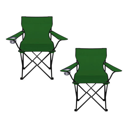 Set 2 Silla Plegable De Playa Campo Para Camping Portatil