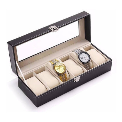 Caja Organizador Relojes Exhibidor 6u Reloj Porta Reloj 1479