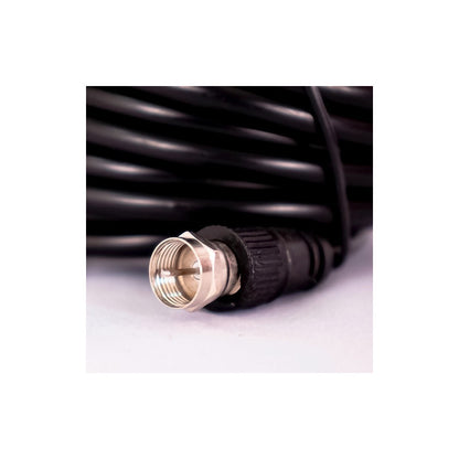 Antena Tdt Digital Terrestre Señal 360° Hd Cable 5m Coaxial