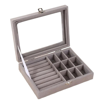 Organizador De Joyas Caja Joyero Para Collares Y Anillos