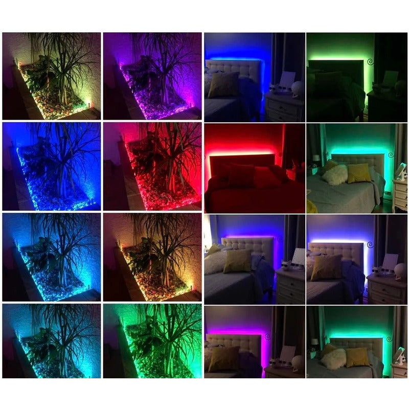 Cinta Led Wifi Tira Led Rgb 5050 Tiras Luz Led Colores 5m