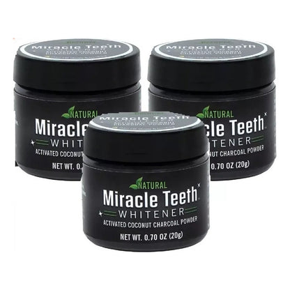 Pack X3 Blanqueador De Dientes Teeth Whitening Miracle Teeth