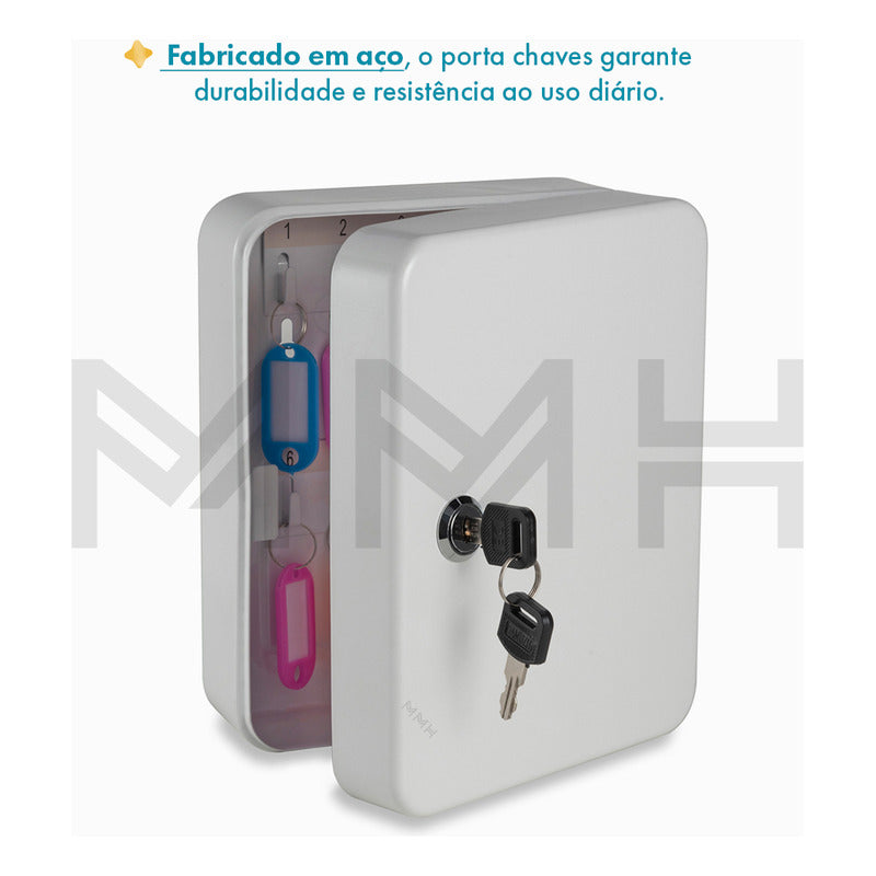 Llavero, Caja Fuerte Clavicle Con 20 Llaveros