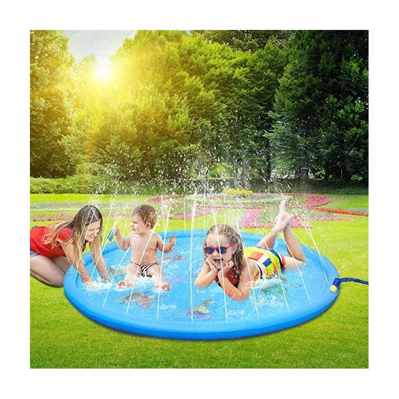 Alfombra Agua Niños Piscina Bebe Inflable Piscina Lanza Agua