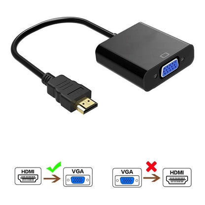 Adaptador Conversor De Hdmi A Vga Pro Max X L