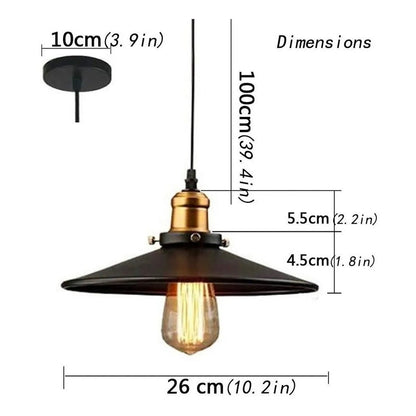 2x Lamparas Rusticas Colgantes Lampara + 2x Ampolleta E27 4w