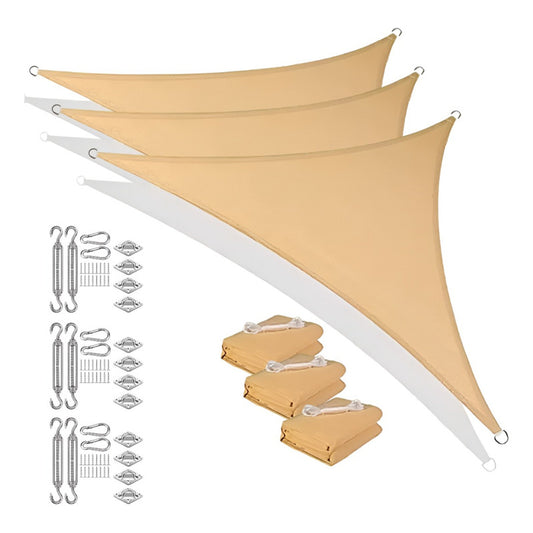 X3 Kit De Instalacion Vela Anclaje + Toldo Vela Sombra 3.6