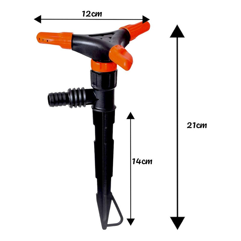 Aspersor De Riego Jardin Regador Giratorio Riego Automatico Regador Aspersor De Impacto Estaca Qatarshop Aspersor Regardor Para Jardin Riego Automatico Regador Giratorio Aspersor Estaca 3 Brazos