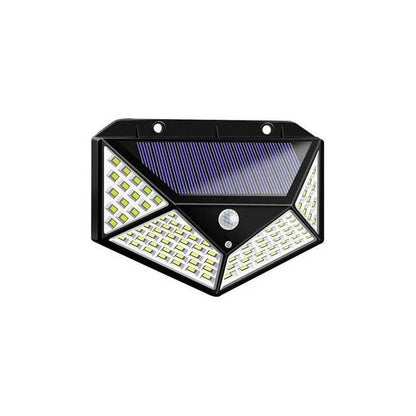 Reflector Led Inalámbrico Electroland Reflector Led Solar Sensor 1w Con Luz Blanco Frío Y Carcasa Negro