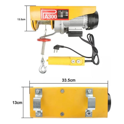 Aparejo Electrico 500 Kg Tecles Electricos 1020w Cadena 12m