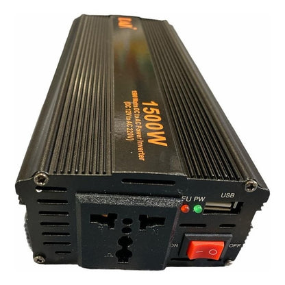 Inversor Voltaje Corriente 12v A 220v Auto Portatil 1500w