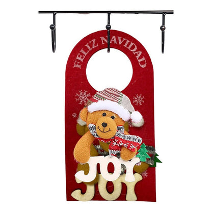 X6 Adornos Navideños Para Puertas Colgador Puerta De Navidad