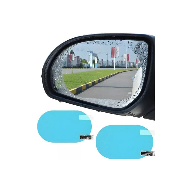 Laminas Antiempañantes Anti Agua 100*150mm Accesorios Adhesivo Ventana 2und Par Sticker Para Autos Ovalada Qatarshop Lamina Para Espejo Retrovisor Auto Lluvia