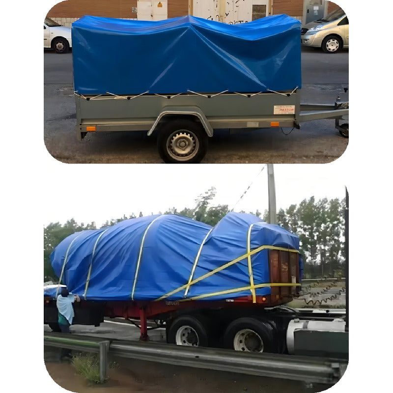 Cobertor Multiuso Eoland 4x5 Metros Carpa Para Autos Impermeable Cubre Y Protege La Carga Lona Carpa Lona Para Auto Protector Uv Carpa Para Suv Funda Cubre Equipaje De Carro 4x5 Metros