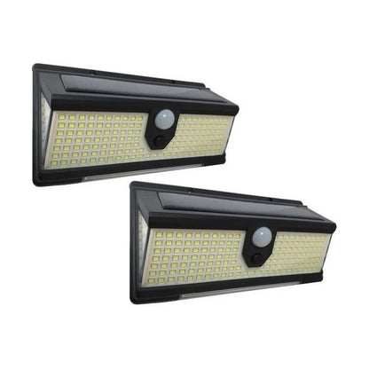 Pack X2 Foco Exterior Luz Led Solar Focos Solares 100w