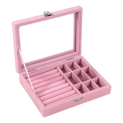 Caja Joyero Organizador De Joyas Para Collares Y Anillos