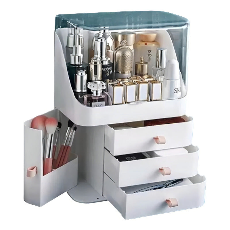 Cosmetiquero Transparente Eoland Almacenamiento Organizador De Maquillaje Acrilico Cosmetiqueros Organizador Cosmeticos Escritorio Caja De Maquillaje Caja Organizadora