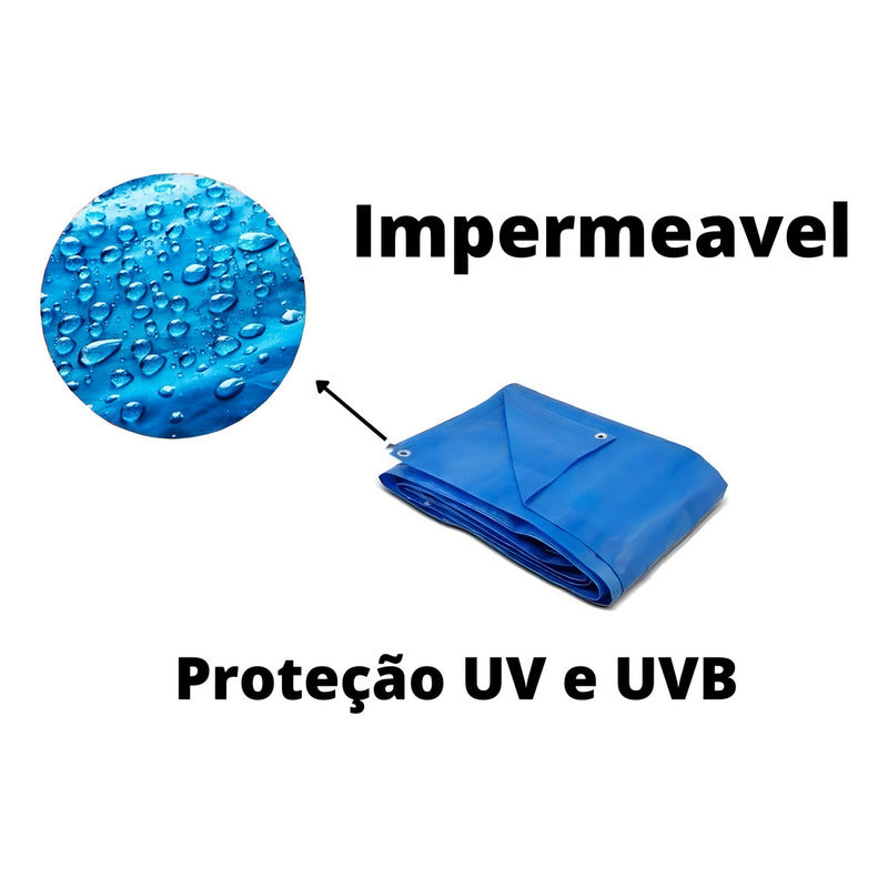 Lona De Arranque Uv Impermeable De 3 X 3 M, Multiusos, 75 G/m²