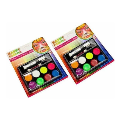 Set Maquillaje Infantil Pinta Carita Niños 8 Color Halloween