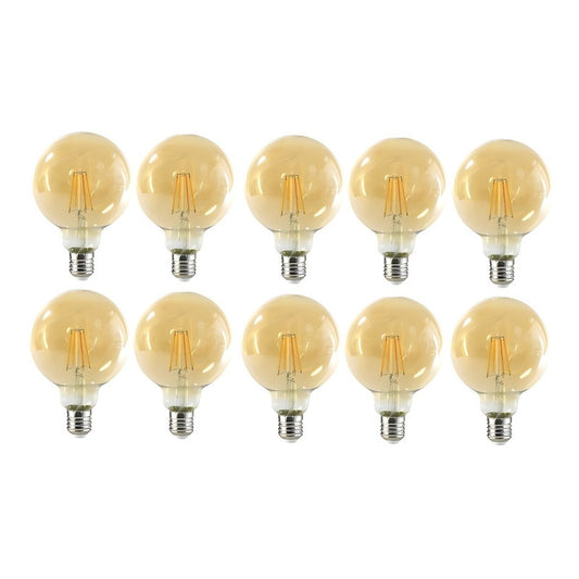 X10 Ampolleta Led E27 Filamento Ampolletas Vintage Globo 8w