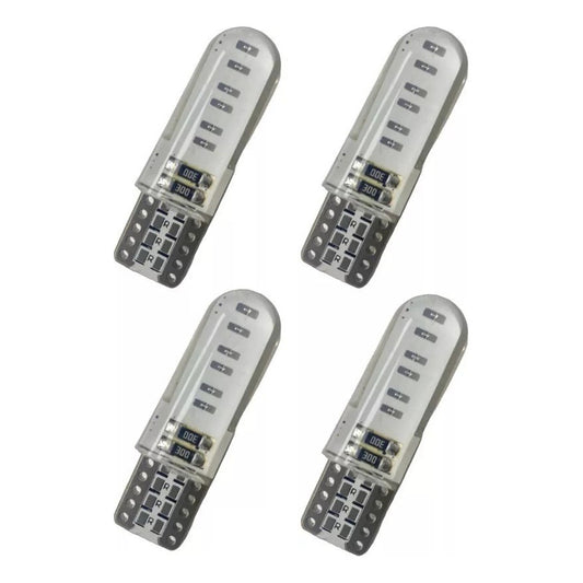 X4 Ampolleta Cola De Pescado Led Ampolleta Auto Luz Led T10