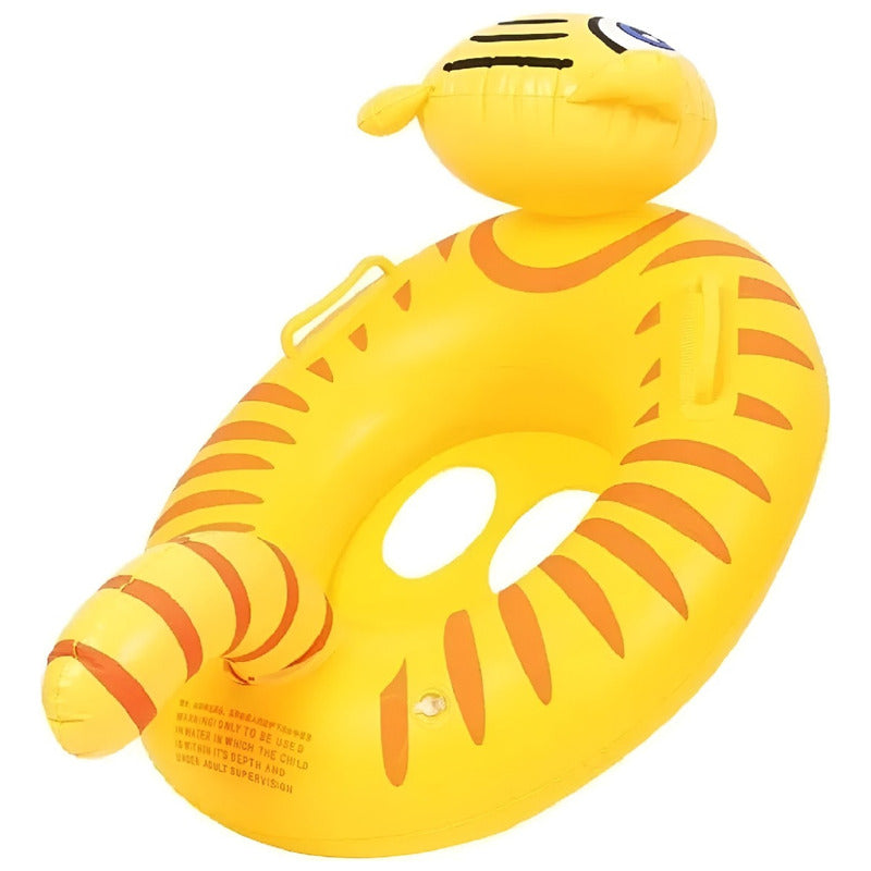 Salvavidas Tigre Amarillo Flotador Para Bebe Flotadores Piscina Flotador Inflable Para Alberca Verano Qatarshop Salvavida Para Niños Inflables Playa