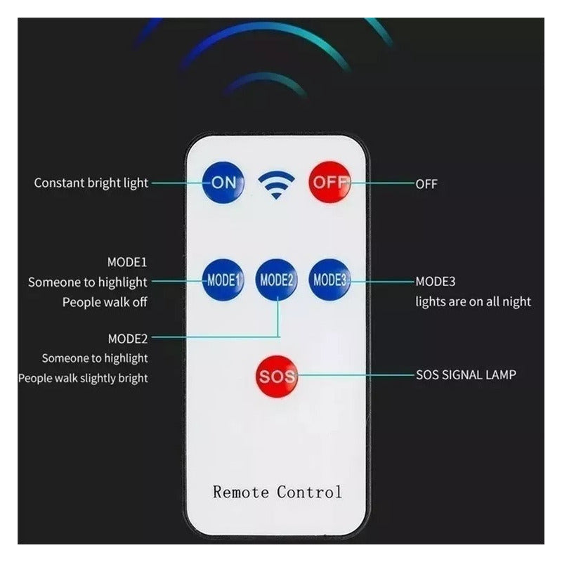 X3 Foco Solar Led Potente Focos Led 200w Con Sensor Exterior