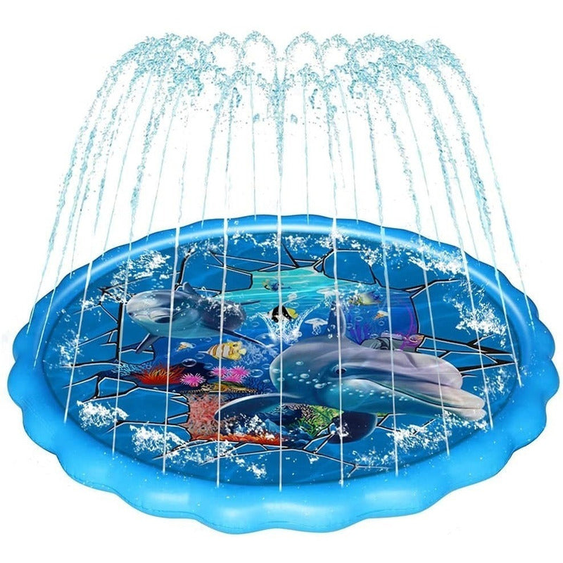 Alfombra Agua Niños Piscina Bebe Inflable Piscina Lanza Agua