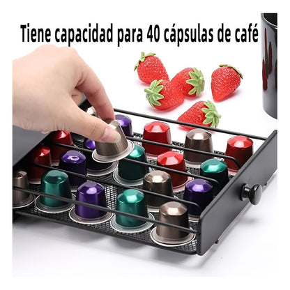 Organizador Porta Capsulas Soporte Capsulas De Cafe 40 Unid