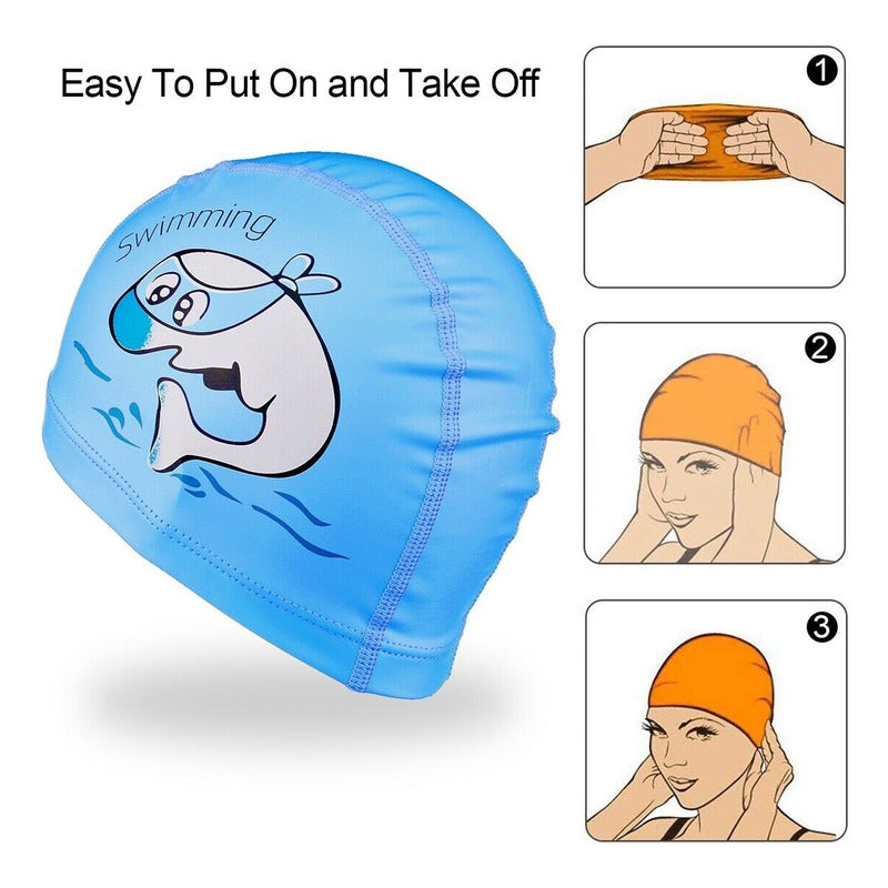 Gorro Para Piscina Gorro De Natacion Niños Gorros Silicona