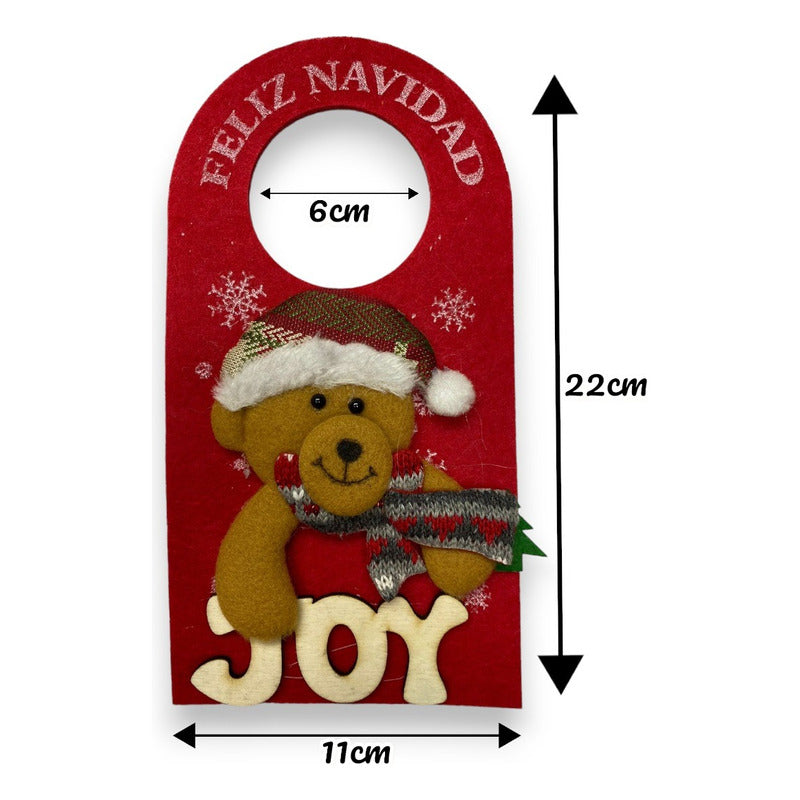 X2 Adornos Navideños Para Puertas Colgador Puerta De Navidad