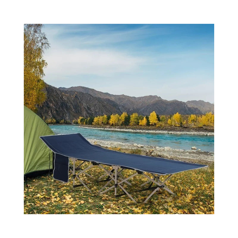 X2 Cama Plegable Camping Cama Campaña Catres Campaña Militar