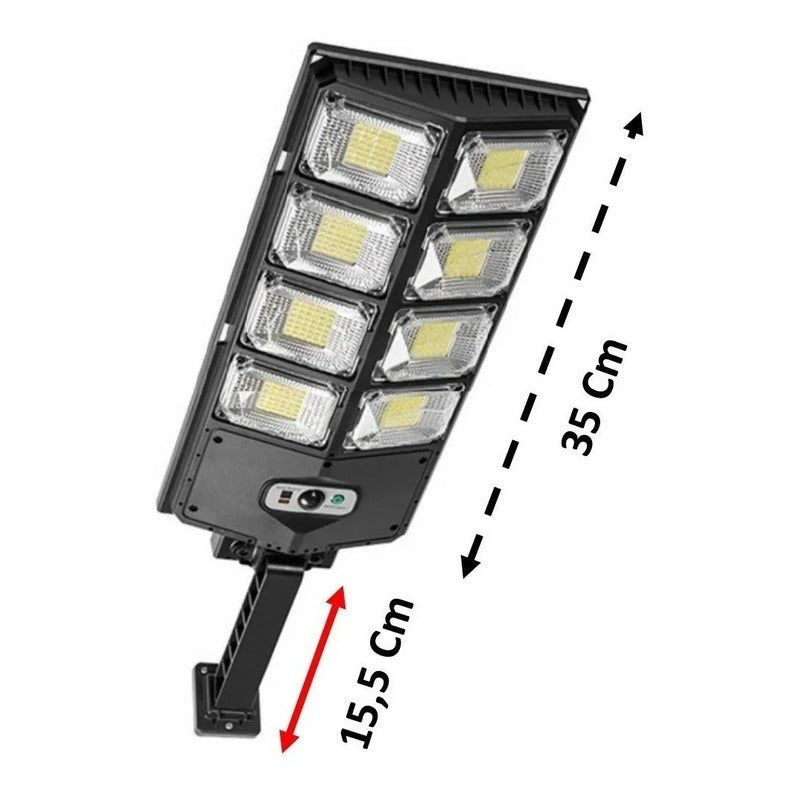 Pack X2 Focos Solares Potente Led Con Sensor Exterior 200w