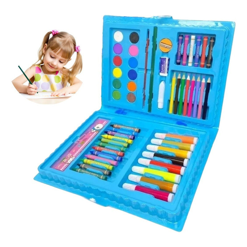 Set Arte 68 Pcs Maleta Lapices De Colores Lapiz Para Pintar