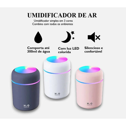 Mini Humidificador De Aire Portátil, Purificador Usb, Color Rosa, 110 V/220 V