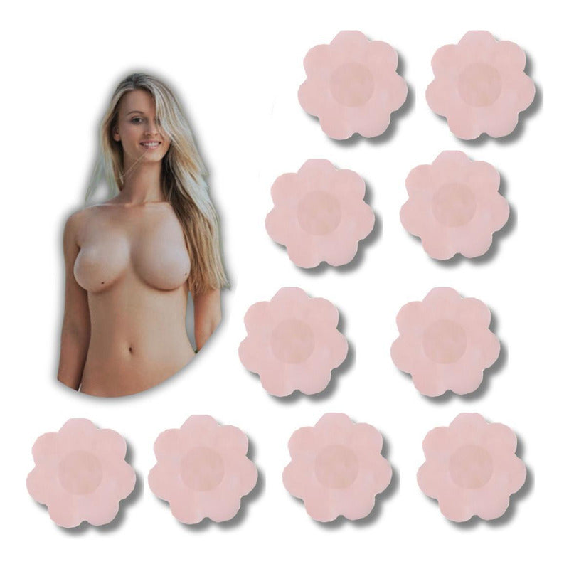 Boquilla Adhesiva Protectora De Pezones Aureola Breast Cap 40 Unidades