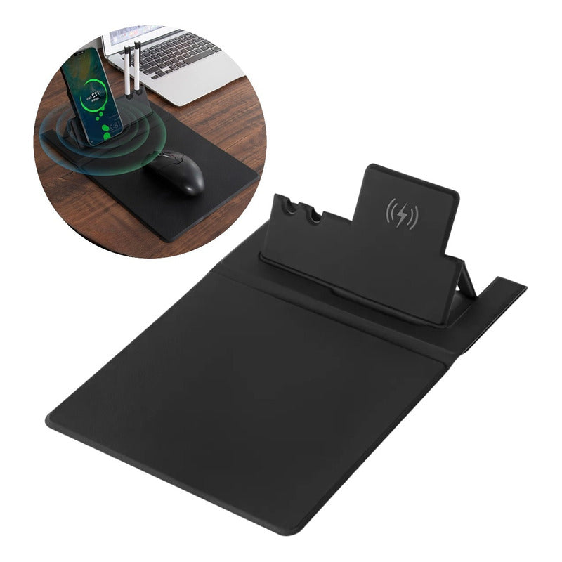 Mouse Pad Con Carga Rapida Inalámbrica 15w Mousepads Gamer